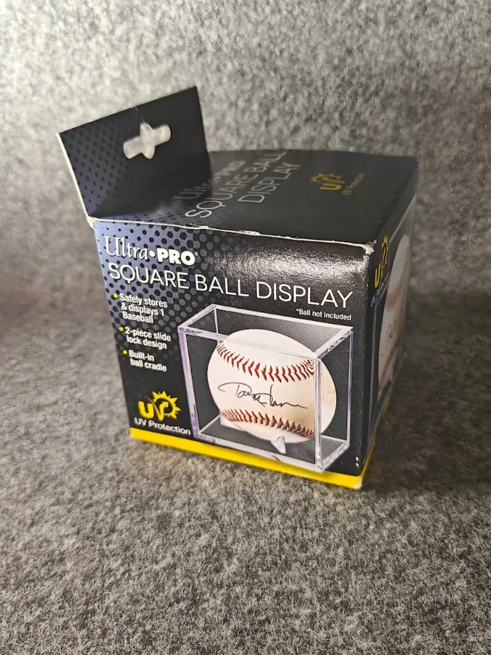 (3‑Pack) Ultra Pro UV Baseball Display Case Square Holder Cube NEW
